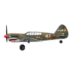 LinkMejor P-40 P40 Fighter V2 400mm Wingspan 2.4GHz 4CH EPP 6-Axis Gyro One-Key U-Turn Aerobatic RC Airplane BNF/RTF for Trainer Beginner