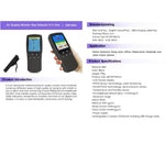 Indoor Portable PM2.5 Detector Multifunctional Thermohygrometer Home LCD Digital Air Detector Intelligent Air Quality Analyzer Household Air Pollution Monitor