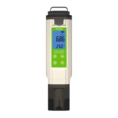 7-in-1 Water Quality Tester YG-600 Digital pH Meter EC TDS Salt ORP Temperature Tester for Aquarium Pool Hydroponics Accurate Measurement