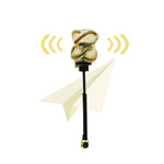 Maple Wireless Light 1S 5.8Ghz 2dBi Circular Polarization Lollipop FPV Antenna RHCP IPEX for Acrobee Mobula7 Mobula8 BETAFPV 1S FPV Tinywhoop RC Drone