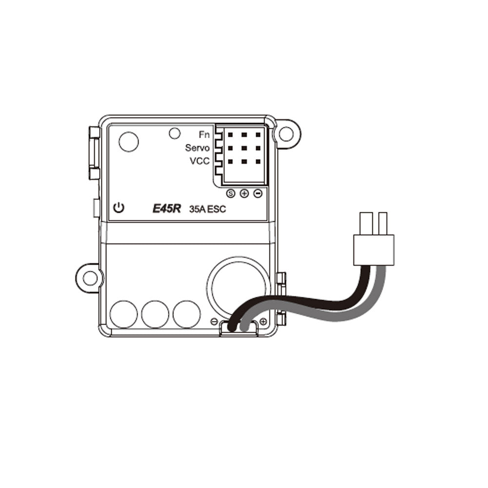 LinkMejor M162 M163 Original Brushless 2 in 1 35A ESC Receiver RC Car Parts E45R