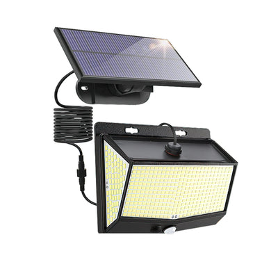 Elfeland 468 LED Super Bright Outdoor Solar Lamp Waterproof 3 Modes Motion Sensor Human Induction Solar Garden Light Yard Garage Lights