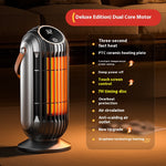 1500W Household Fan Heater Winter Warm Electric Heater for Office Living Room Bathroom Bedroom Intelligent Temperature Control