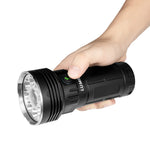 Lumintop Thanos 2.0 LEP LED 12600lm 1300m Thrower Flood Flashlight USB Type-C Rechargeable 46950 High Capacity Battery/Power Bank for Camping Search Rescue Exploration