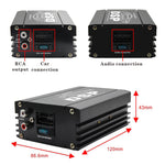 4 Channel Car Amplifier Class A/B Power Technology 200W RMS Power DSP Solution High 4Ω Load 20Hz-20kHz Frequency Range