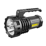 LinkMejor Brightest Power Charger Rechargeable Built-in Batter Flashlight Search high Light Rechargeable Light