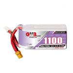 LinkMejor GNB 15.2V 1100mAh 60C 4S LiPo Battery XT30/XT60 Plug for GEPRC Tern LR40 FPV Racing Drone