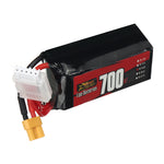 LinkMejor 4S 14.8V 700mAh 105C 10.36Wh LiPo Battery XT30 Plug for RC Helicopter Airplane
