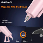 Cordless Hot Glue Gun HJ824 2600mAh Rechargeable Battery USB-C Fast Preheating Auto Shut-Off Includes 10 Premium Glue Sticks for Wood Craft Repairs