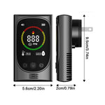 4 in 1 Gas Analyzer Carbon Monoxide Detector CO Alarm Portable Gas Leak Tester Air Quality Monitor with Sound Light Alarm for Home RV Camping Tent Safety