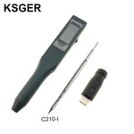 LinkMejor C210 70W Portable Soldering Iron Station Quick Heating DIY Temperature Control TFT Display