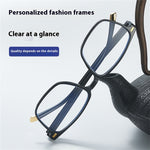 Anti Blue Light Reading Glasses Men Black Full Frame Hyperopia Eyewear High-definition Comfortable Presbyopia Glasses