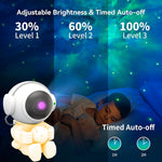 LinkMejor Astronaut Starry Sky Projection Lamp Starry Sky Atmosphere Night Light Astronaut Nebula Projector Lamp