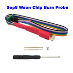 1PCS SOP8 150mil/208mil Chip Burn Write Probe Handheld Block 2×4Pin Programmer Connection Cable Surface Mount Chip EEPROM Programming Probe