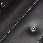 Hasp Reading Glasses Case Hung On the Belt Leather Waistpack Sunglasses Storage Box for Everyday Use