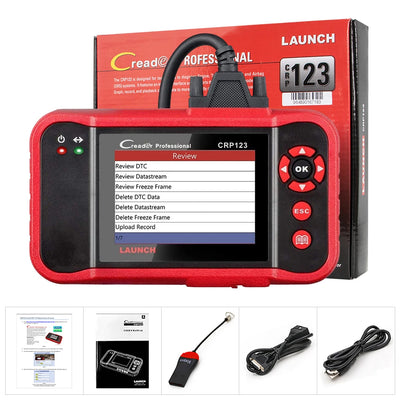 LinkMejor CRP123 V2.0 OBD2 Car Diagnostic Scanner Engine Transmission AirBag ABS X431 Xrp 123 Code Reader Scanner Better Than Vii+ ms509