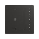 MOES Tuya Star Feather Series Zigbe Smart Curtain Switch Anti-Glare Touch Panel Flowing Backlight Work with Alexa Google Home