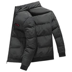 LinkMejor HJ-07A Heating Jacket 7 Heated Areas Coat Jacket Three-speed Temperature Control Heated Windbreaker Thermal High Neck Coat for Winter Outdoor Sport