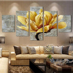 5Pcs Unframed Modern Art Oil Paintings Print Canvas Picture Home Wall Room Decor