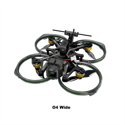 LinkMejor FlyLens 85 HD O4 / O4 Wide / O4 PRO 2S 2 Inch Brushless Whoop FPV Racing Drone BNF with GOKU F405 HD Digital System
