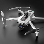 LinkMejor S819 PRO GPS 6KM 5G Repeater Digital FPV with Real 2.7K HD Camera 3-Axis EIS Mechanical Gimbal 360° Obstacle Avoidance 5inch Touchable LCD Screen Controller Brushless Foldable RC Drone Quadcopter RTF