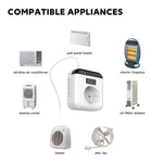 16A Programmable Tuya WiFi Smart Thermostat Wireless Plug-in Socket Temperature Controller Smart Life APP Control Voice Control with Alexa Google Assistant