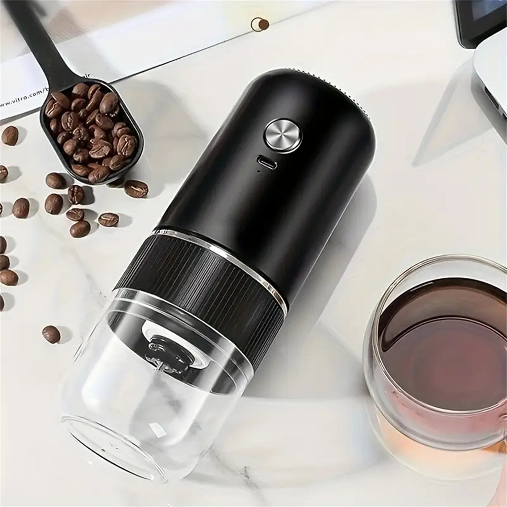 IPRee Electric Coffee Bean Grinder Ceramic Grinding Core Wireless Adjustable Automatic Electric Coffee Grinder Handheld Home