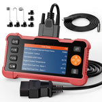 2-in-1 OBD2 Automotivo Scanner Endoscope Car Diagnostic Tool 4.0" IPS Screen 2.0MP HD Inspection Camera Engine Fault Code Reader & Clear Tool