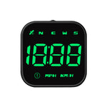 Car HUD Head-up Display Car GPS Universal Multi-function Speedometer Compass HD Smart Display USB Rechargeable