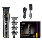 LinkMejor V299 Professional Hair Trimmer 2000mAh Lithium Battery Ceramic Blade USB Rechargeable 5 Speed Level LED Display Electric Hair Clipper for Men