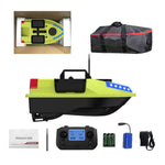 LinkMejor D20 GPS RC Bait Boat 600M Wireless Remote Control Fishing Bait Boat Fishing Feeder Boat with 3 Bait Containers 7 LED Light