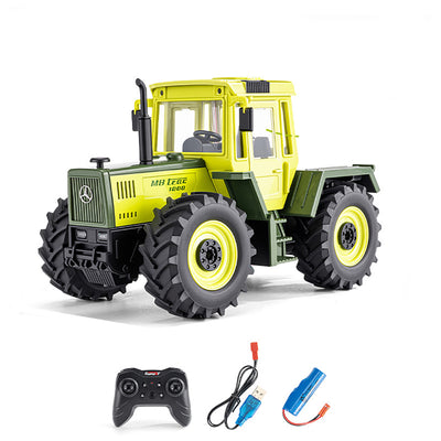 6615 2.4G 10CH RC Car Farmer Tractor Engineering Vehicle with Lights and Sound RC Agricultural Transport Car Models Toys for Kids Birthday Gift Officially Authorized