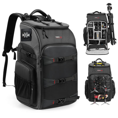 LinkMejor Universal Backpack 40L Outdoor DIY Compartments Bag for FPV Racing Drones RC Quadcopter Camera Photography