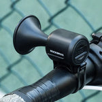 LinkMejor EH-2PLUS 120dB Electronic Bicycle Bell Ring High Sound IPX4 Waterproof Horn Cycling Safety USB Charging Mini Bike Alarm Warning Bell for Road Mountain Electric Kids Bike