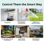 LinkMejor MINI-ZBD MINI Dry Zigbee3.0 Dry Contact Smart Switch Output with NO/NC Support Flexible AC & DC Power Works with Zigbe Hub