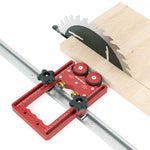 LinkMejor 160mm Extended Stock Guide with One-Way Wheel and Safety Auxiliary Tool Versatile for Table Saw Band Saw Circular Saw Woodworking Equipment Tool