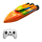 LinkMejor 826 2.4G Mini RC Boat RTR 360° Roll Cool Light Waterproof Speedboat Vehicle Model