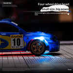 LinkMejor H1 H2 RTR 1/43 2.4G 4WD for Mazda Subaru Officially Licensed Drift RC Car with Gyro Full Proportional Remote Control Mini Race LED Light High-Speed Motor On-Road Racing Vehicle Model Boys Gifts Toys