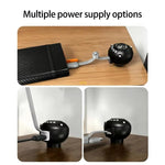 Portable Mini Air Pump Ultra-Light 3.5kPa Electric Inflator Deflator With 7 Nozzles For Camping Air Mattress Inflatables Vacuum Bags