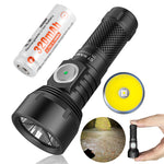 Lumintop GT NANO V3.2 405M EDC Thrower Flashlight with 10300 Battery, Mini Size 720LM High Power Output USB C Rechargeable Mini Torch Powerful Camping Lantern, 10750 Battery Optional
