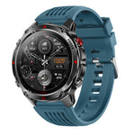 HT37 1.46-inch HD Screen GPS 3ATM Waterproof 540mAh Massive Battery Built-in Flashlight bluetooth Call Heart Rate Blood Pressure Blood Oxygen Monitor Sleep Monitoring Multi-sport Modes Smart Watch