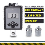 Digital Torque Wrench Adapter 10-200Nm Electronic Torque Converter with Digital Display for Motorcycles / Engine Maintenance / Versatile DIY Use