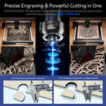 [EU/US Direct] ATOMSTACK Swift 7W Portable Laser Engraver 300x300mm 10000mm/min DIY Laser Cut Engraving Machine for Wood and Metal Dark Acrylic Glass Metal
