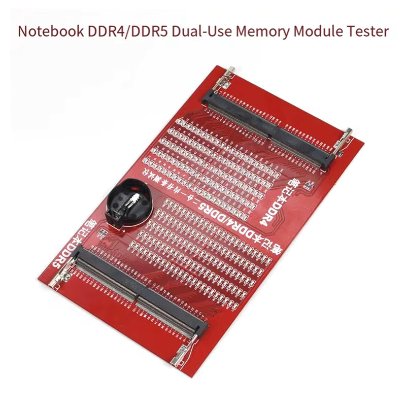 Upgraded Notebook DDR4/DDR5 Dual-Use Memory Module Tester SDRAM SO-DIMM Tester Card Memory Slot Diagnostic Tool For Laptop And Desktop With LED Indicator