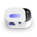 Tevorex Portable Toothbrush Sterilizer UVC Auto Sterilization Heating Drying Timer Type C Rechargeable with LED Display for Home
