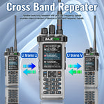 LinkMejor BJ-9000 10W Walkie Talkie GPS APRS CB Radio 27MHz Professional Mobile Transceiver with Bluetooth Aviation Band Shortwave AM FM Receiver SW MW LW Radio for Car Truck
