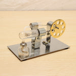 LinkMejor DIY Hot Air Mini Stiring Engine Model Educational Toy Kits