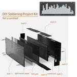 DIY LED Music Spectrum Display Kit 16x32 Rhythm Lights Clock Temperature 8 Kinds Spectrum Mode SMD Soldering Project
