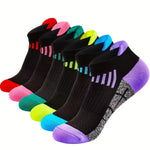6 Pairs Men's  Ankle Socks, Anti Odor & Sweat Absorption Breathable Cotton Low Cut Socks Mens Sport Socks for Outdoor Running Cycling Hiking Wearing All Seasons Wearing