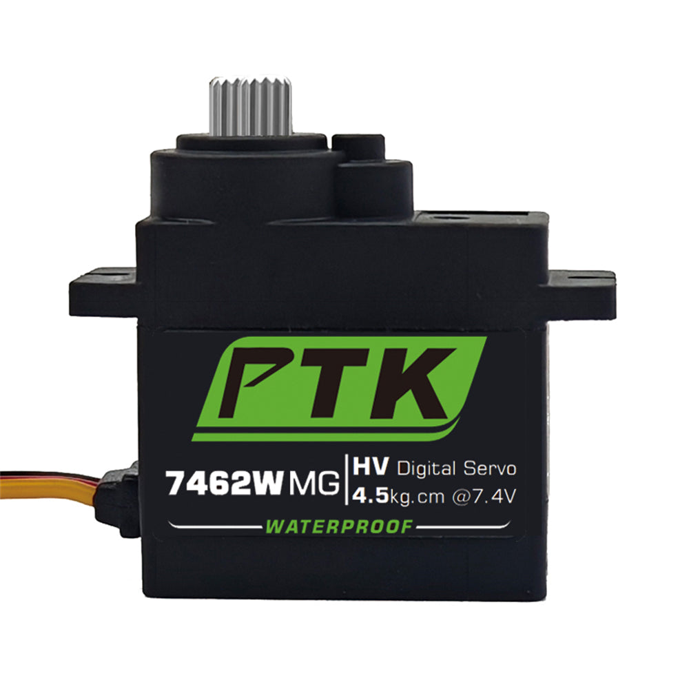LinkMejor 7462W MG 25T Aluminum Gear 180° 9g Digital Waterproof RC Servo for Robot Fixed Wing Car and Aircraft Model